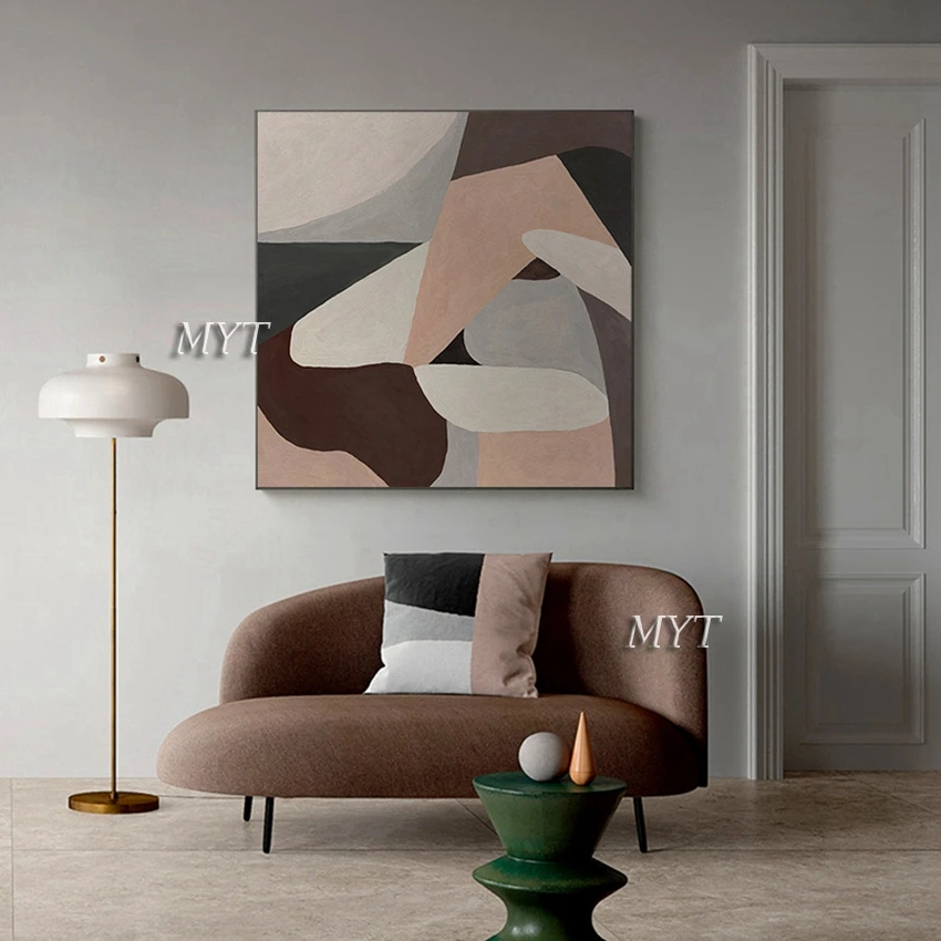 

Abstract Colors Block Oil Painting Hand Painted New Arrival Canvas Wall Decoration Art Paintings Picture For Modern Home