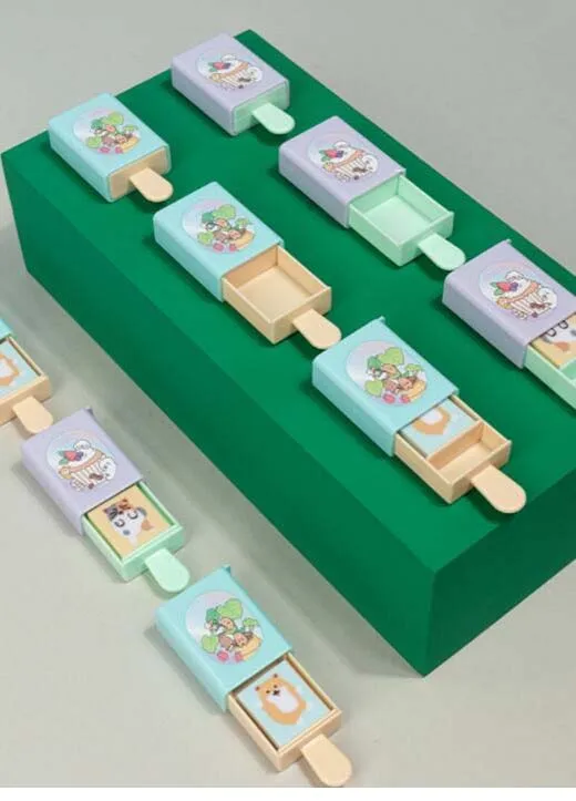 1PC Kawaii Radiergummi Set eis Popsicle Gummis Lustige Kinder Gummis (SS-939)