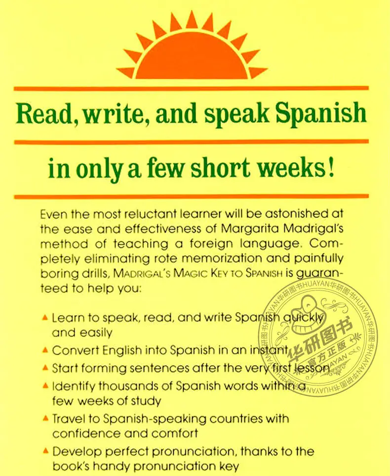 Madrigal’s Magic Key To Spanish Original Language Learning Books