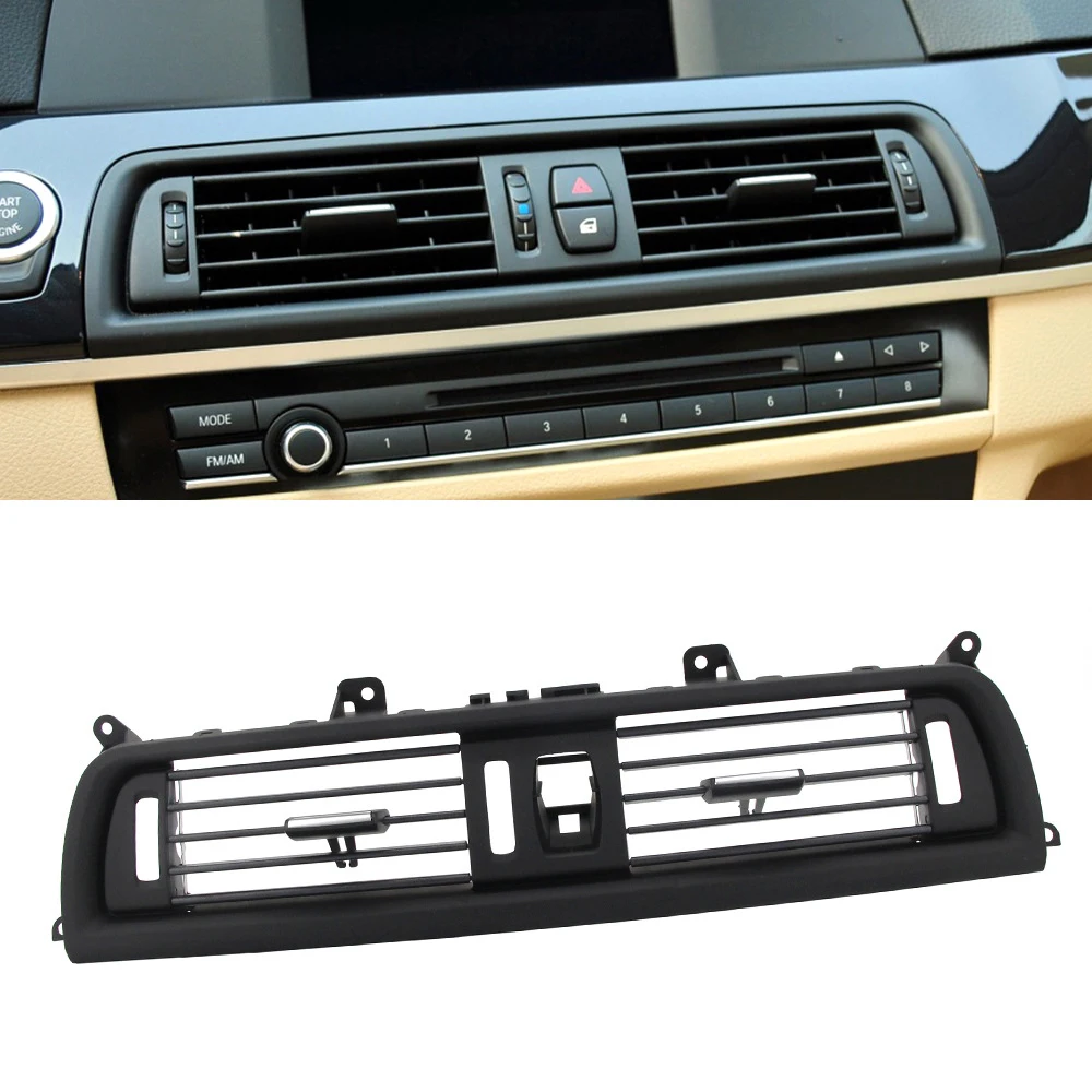 1 PCS ABS Front Row Wind Center Air Conditioning Vent Grill Outlet Panel 64229166885 For BMW 520i 520d 523i 530d xDrive 535d