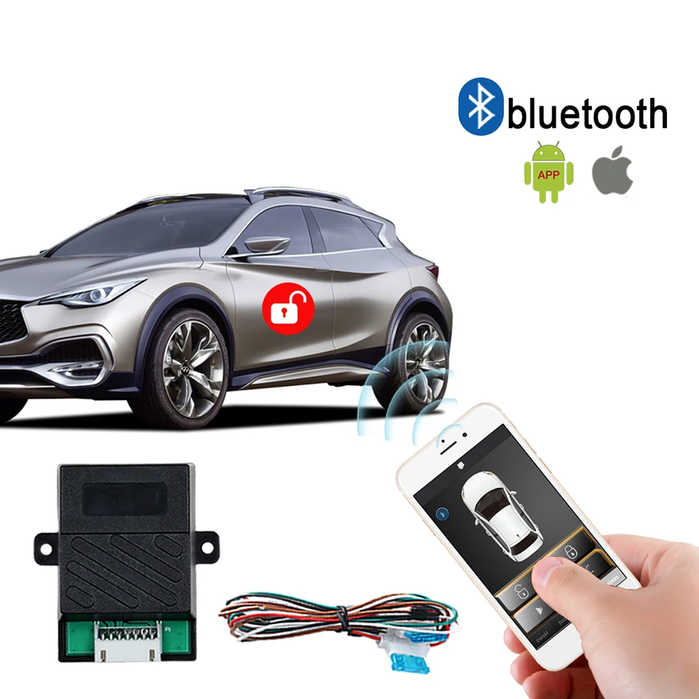 

Mobile phone control keyless entry alarm system car system remote Control the car by phone automatically