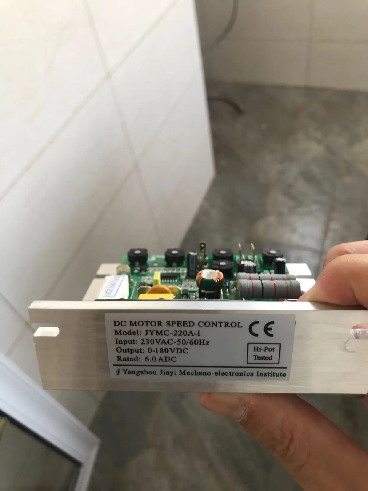 لوحة تحكم المخرطة JYMC-220A-I، لوحة تحكم في السرعة المصقولة بتيار مستمر
