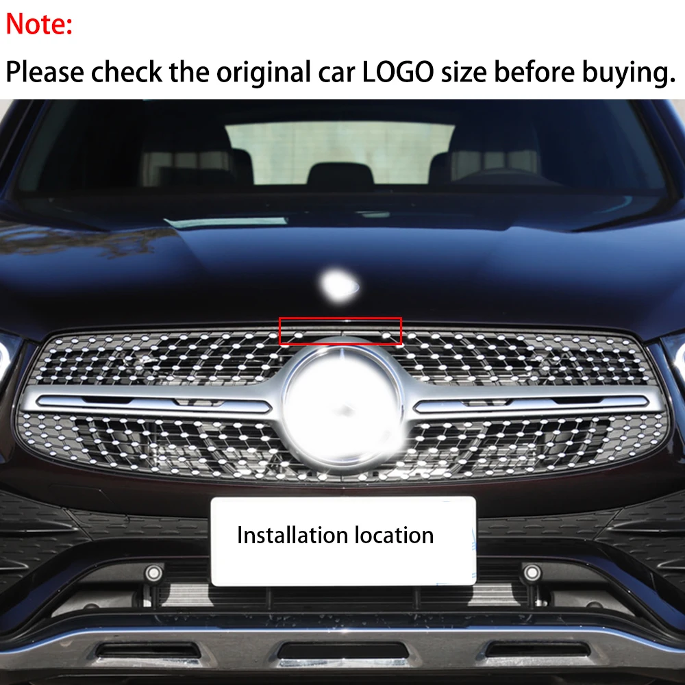 Car Front View Parking LOGO Camera Night Vision Positive Waterproof for Mercedes Benz GLC Class Facelift X253 C253 2019 ~2021