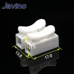 10PCS Fast Model CH-2 Wire Connector Splice Voltage 250V Wiring Terminal Block