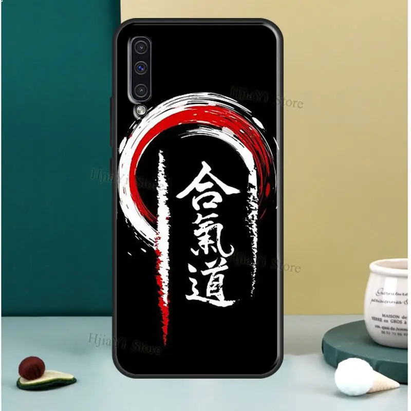 Aikido Japanese Martial Phone Case For Samsung A72 A52 A42 A32 A12 A11 A31 A51 A71 A40 A50 A70 A10 A02S A21S A20e