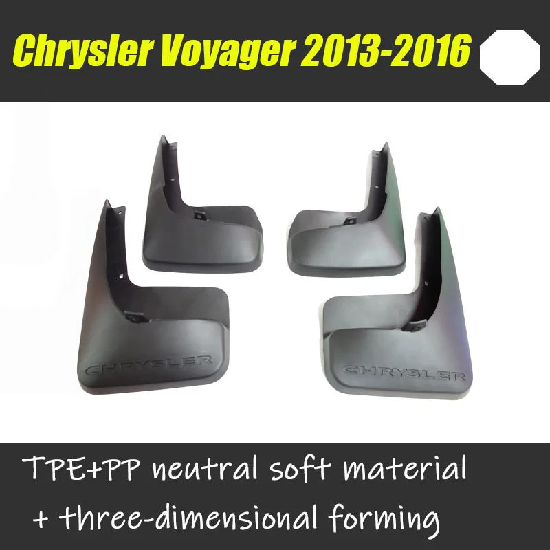 For Chrysler  Voyager mudguards fenders  Voyager mud flaps splash guards car accessories auto styling 2013-2016