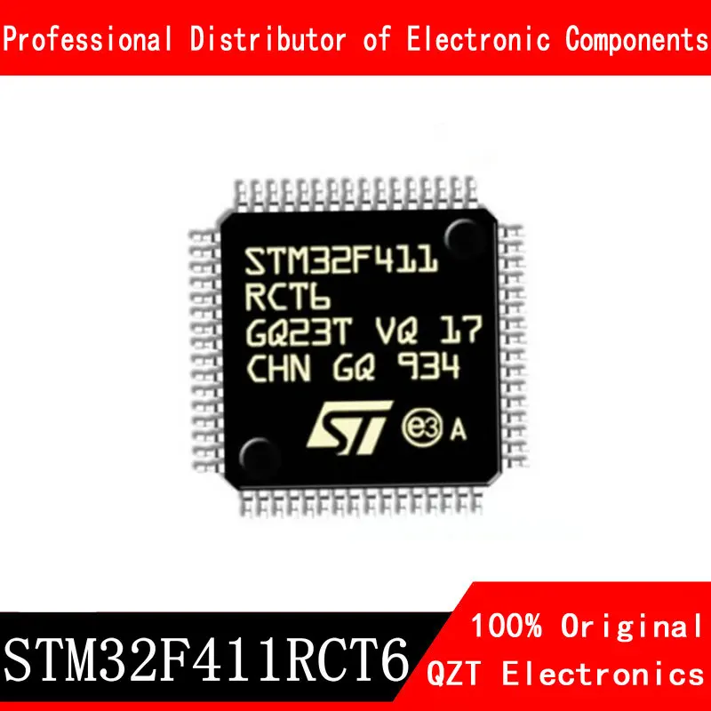 5pcs/lot new original STM32F411RCT6 STM32F411 LQFP64 microcontroller MCU In Stock