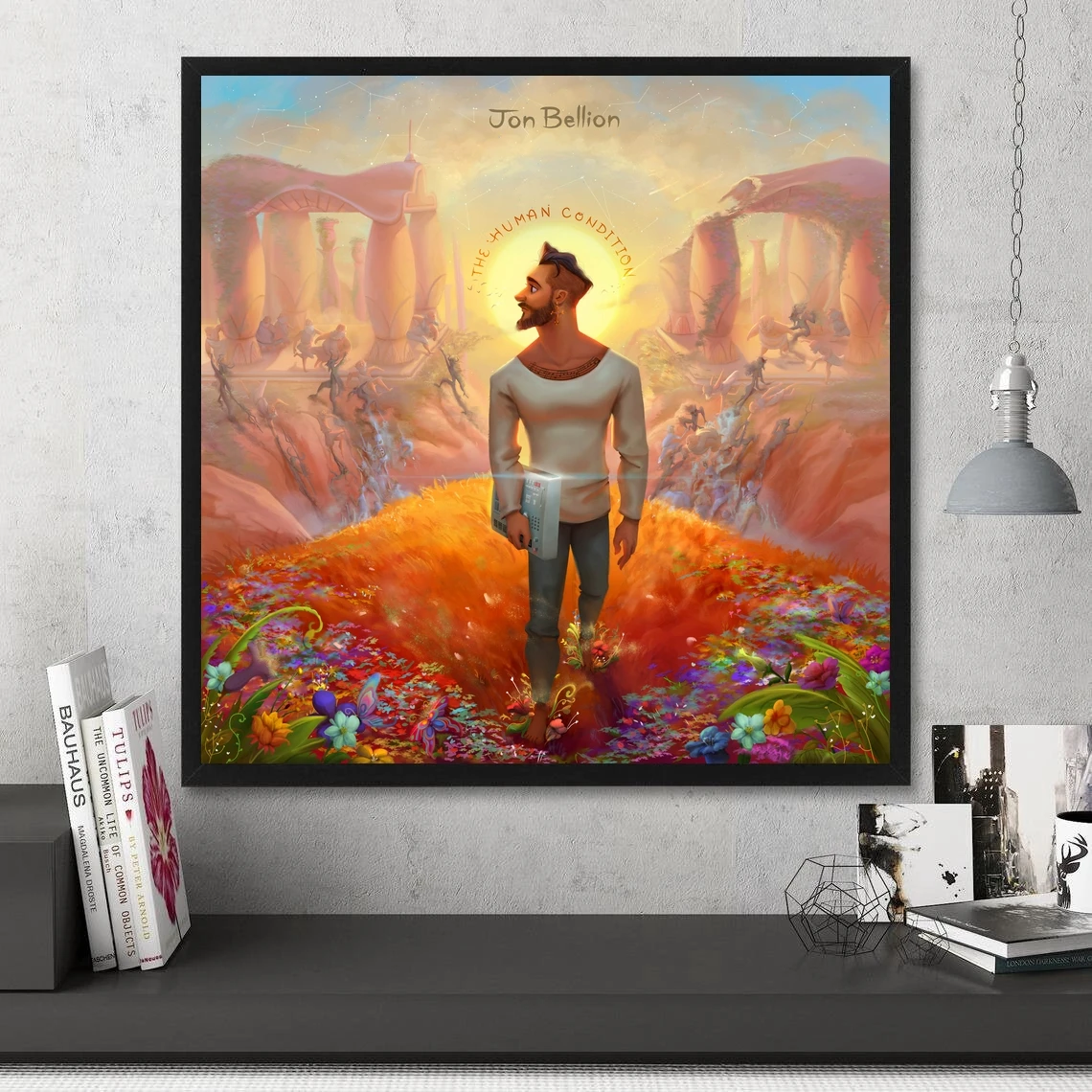 Jon Bellion The Human Condition Music Album Poster Prints Art Canvas Painting Wall Living Room Home Decor (No Frame)