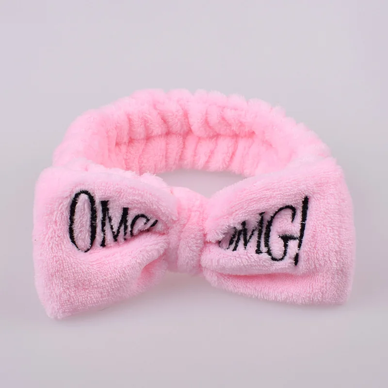 1pc OMG Fashion Women Girls Headband Bunny Ears Elastic Hair Accessories Washing Face Big Bezel Hairband Headwrap Hheadwear