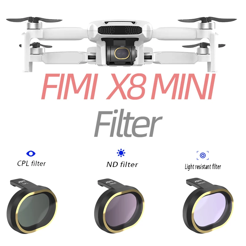 FIMI X8 Mini Drone Filter UV/CPL/NDPL 8/16/32/64 Star Night Camera Lens Filters Set for FIMI X8 MINI RC Quadcopter Accessory