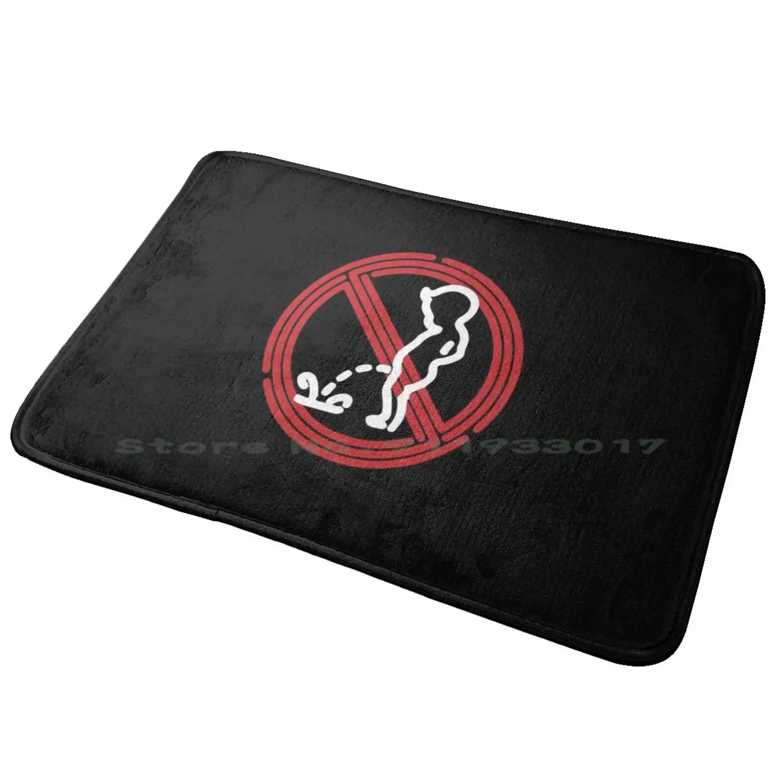 Death Stranding Pee Ban Sign Entrance Door Mat Bath Mat Rug Motorcycle Sanmarinogp Motorbike Misano Racing Race Motorsport