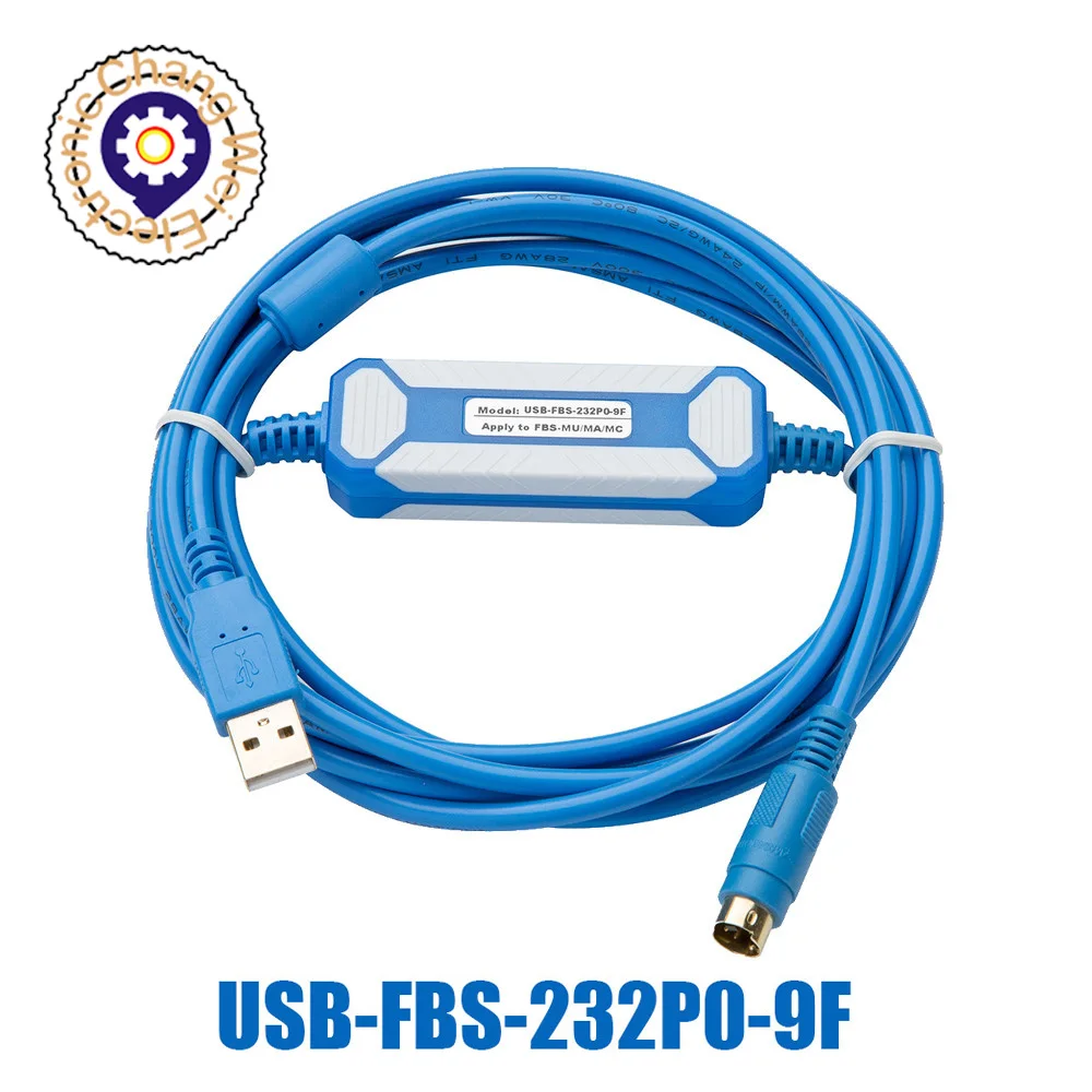 To RS232 Adapter USB-FBS-232P0-9F Suitable Fatek FBS FB1Z B1 Series PLC Gold-plated Interface Programming Cable USB Version