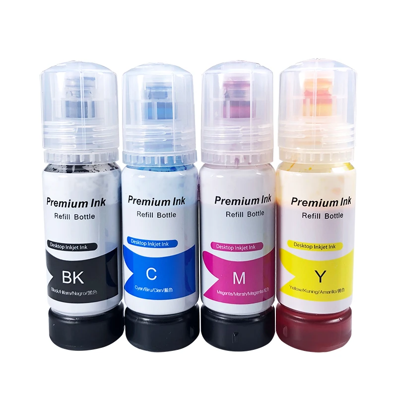 MorePage 104 522 Isi Ulang Pewarna Tinta untuk Epson EcoTank ET-2710 ET-2711 ET-2712 ET-2714 ET-2715 ET-2720 Inkjet Eco Tank Printer