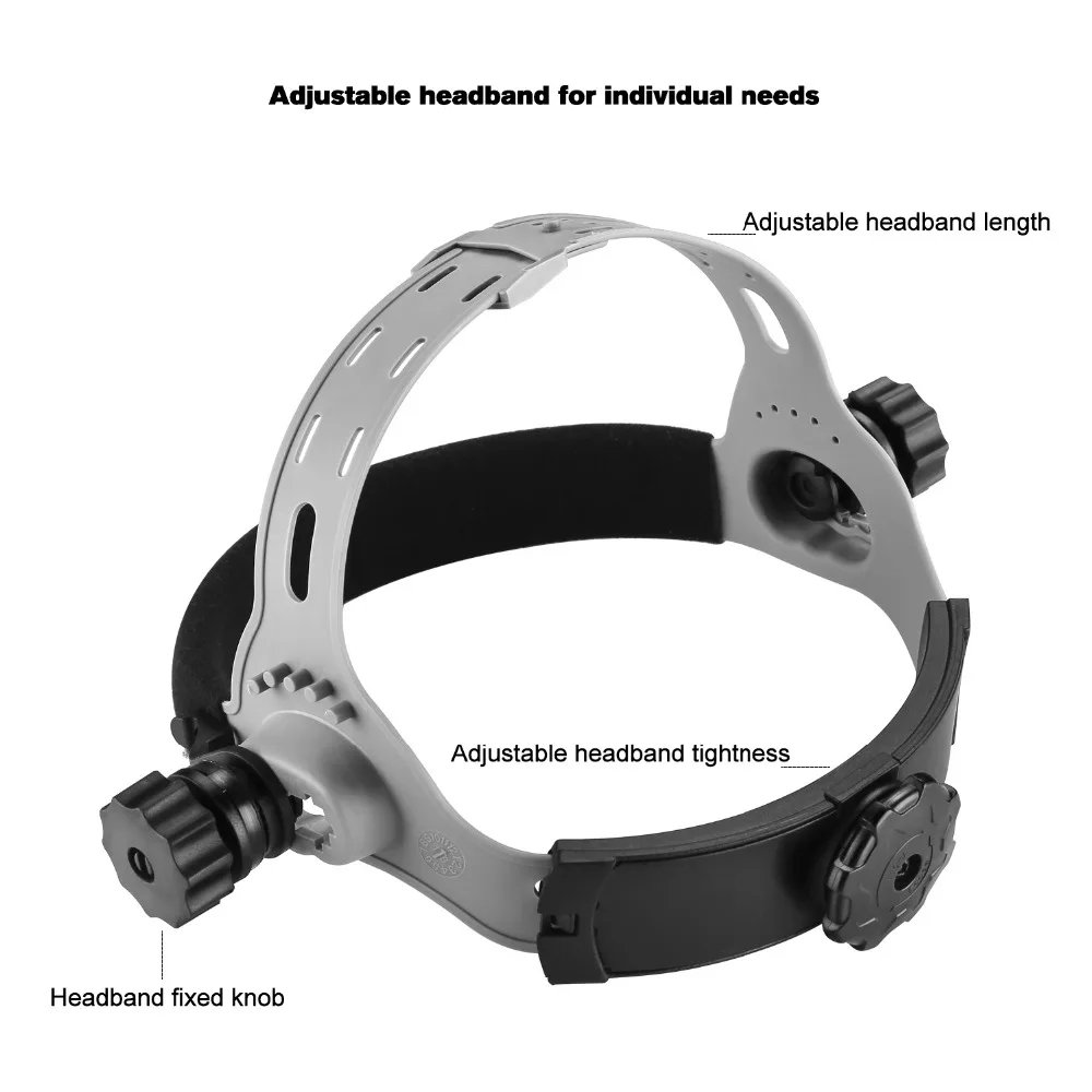 Casco per saldatura DEKO Cappuccio per rimozione automatica ad energia solare con paralume regolabile 4/9-13 per maschera per saldatore ad arco MIG