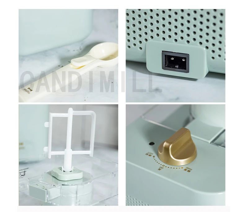 CANDIMILL ホームイタリアンアイスクリームマシンミニシャーベットフルーツデザートアイスクリーム成形機 500 ミリリットル容量アイスクリームメーカー