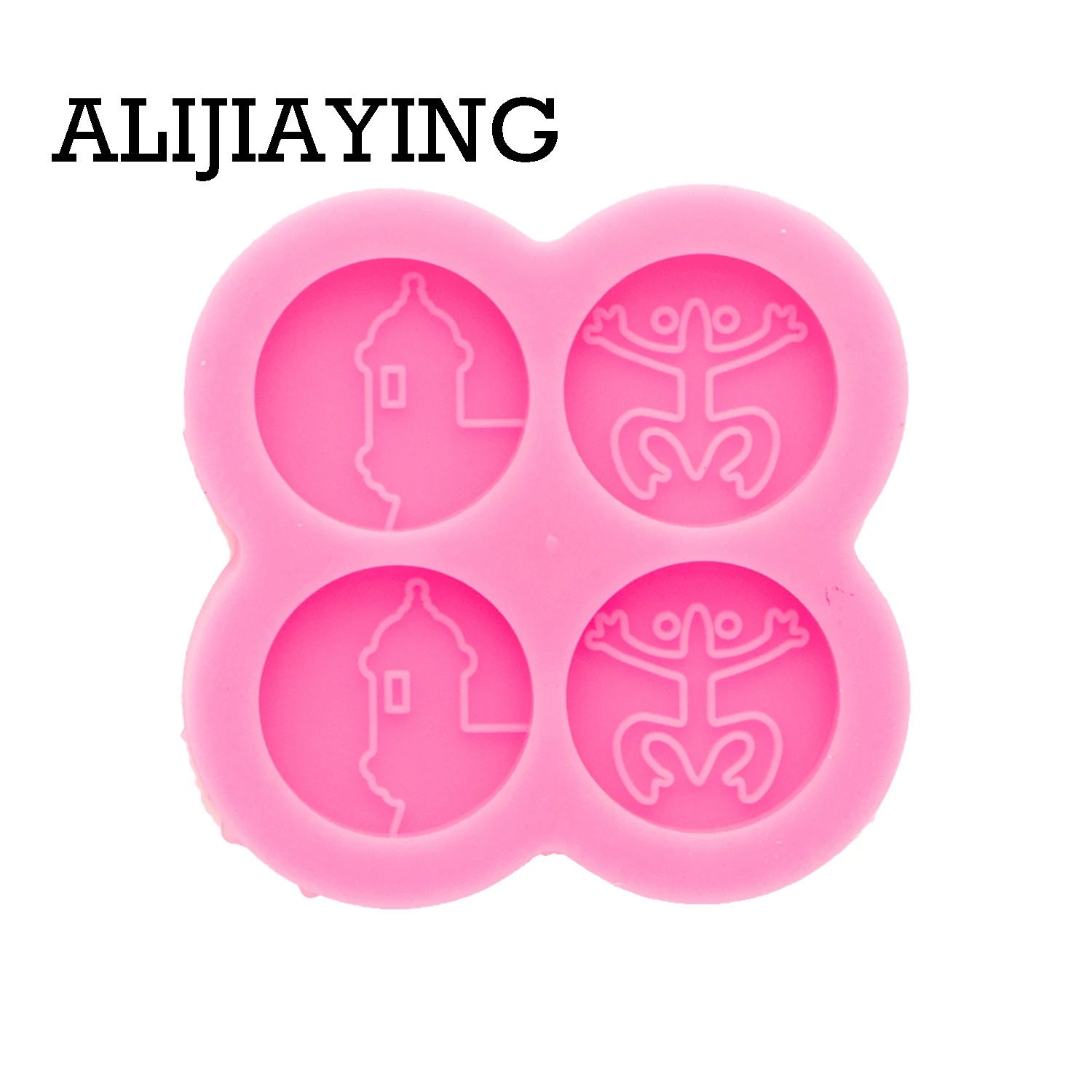 DY0888 Glossy Puerto Rico Flag/la Garita /coqui taino Studs Silicone Resin Molds, Epoxy Silicone Dangle Earring Mold