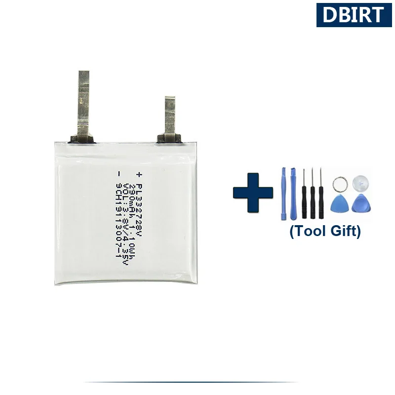 Tools Gift + Rechargeable PL332728V 332728 290mAh Battery For Huami AMAZFIT Stratos II 2 Smart Watch