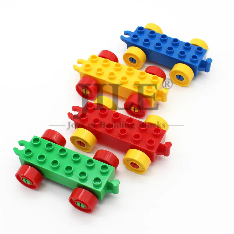 MOC Large Building Blocks Model Traffic Vehicles Compatible Car Big Size Bricks Educational Creative Toys for Children Kids Gift