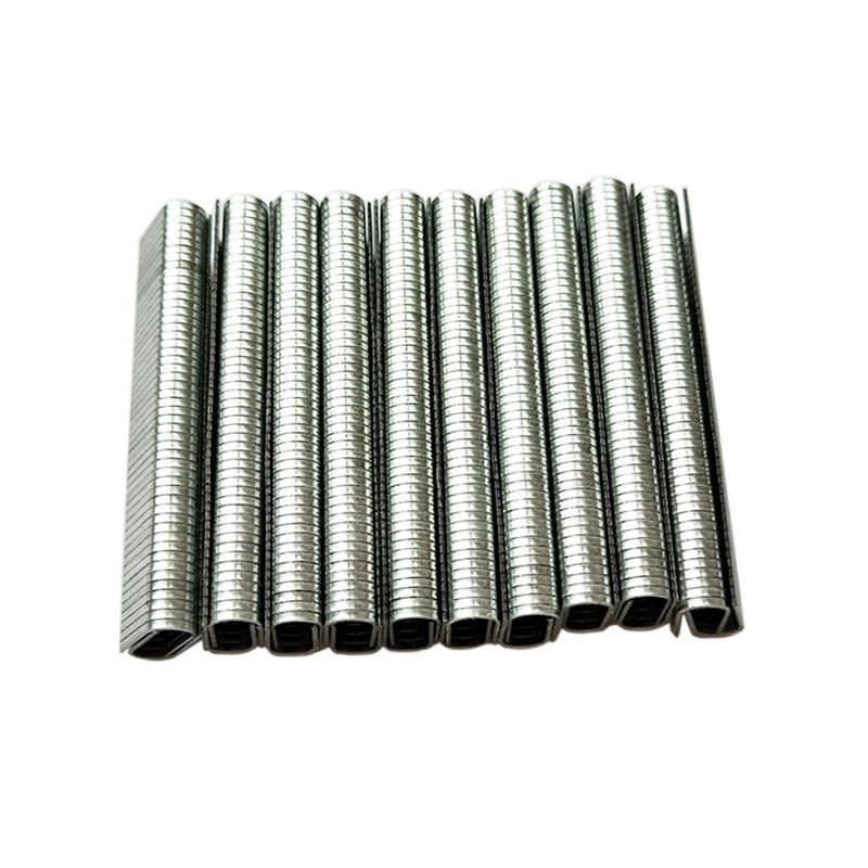 1000pc/Pack Round Crown Staples 12/25 Inch/12mm Leg Long