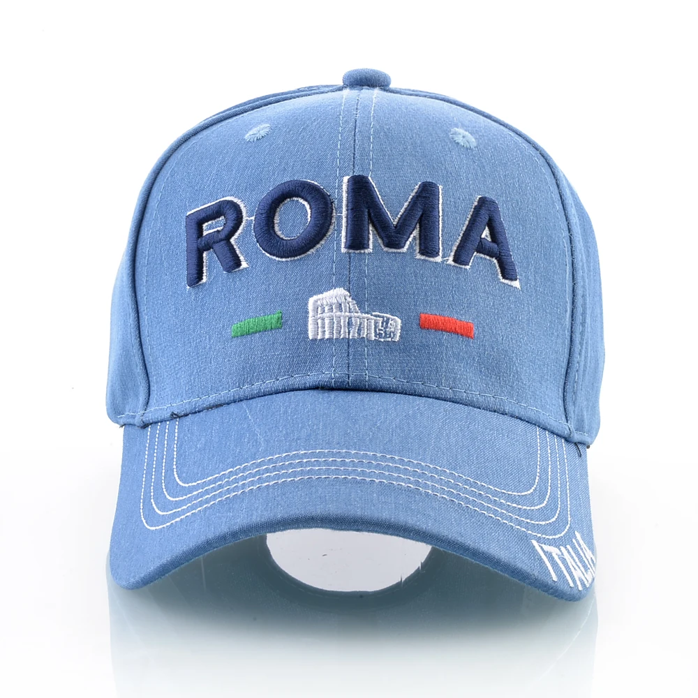 High Quality Baseball Cap For Men Women Embroidery Letter ROMA Trucker Caps Snapback Adjustable Hip Hop Bone Casquette Visor Hat