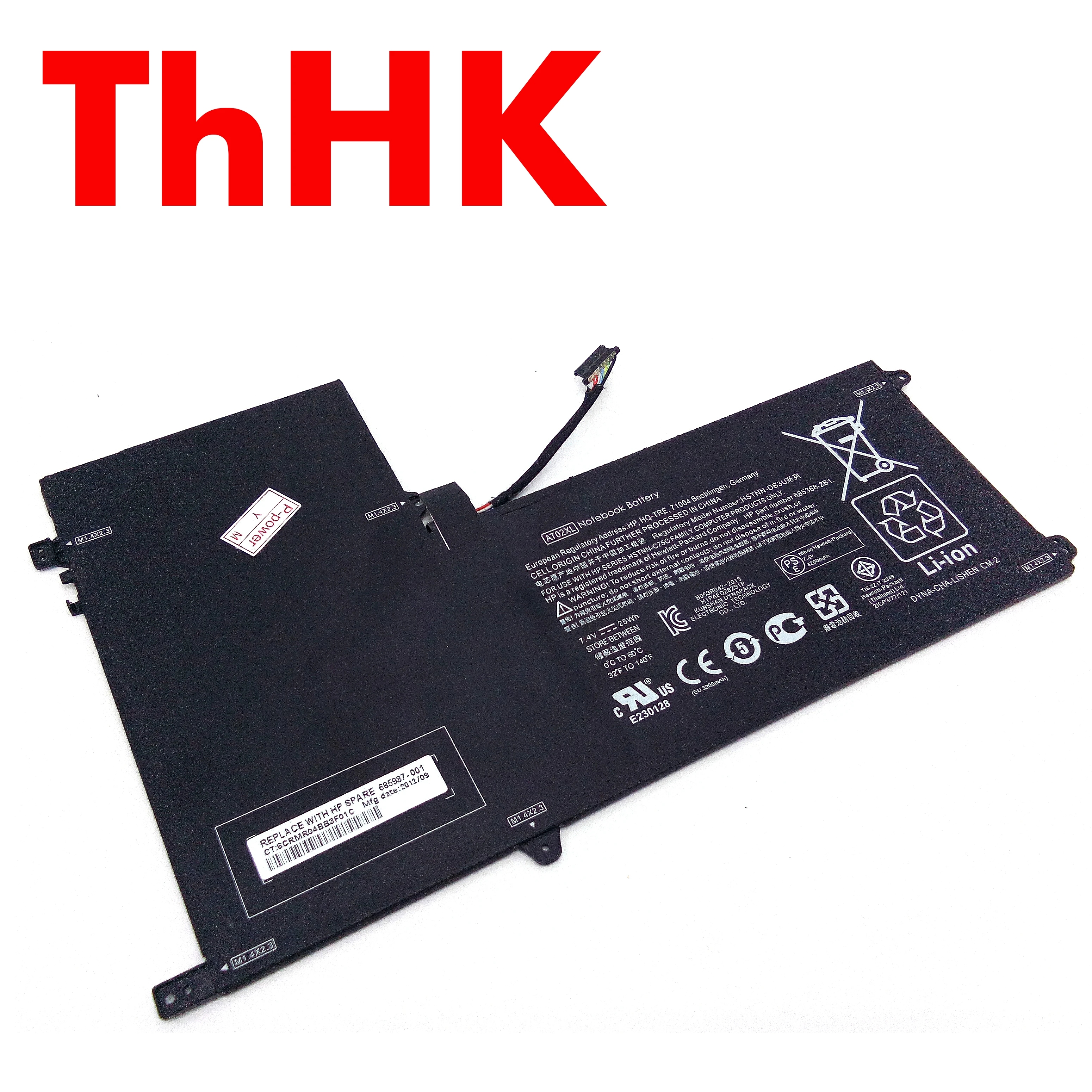 Genuine Original AT02 AT02XL HSTNN-DB3U 685368-2B1 HSTNN-C75C HSTNN-IB3U Laptop Battery For HP ElitePad 900 G1 Table