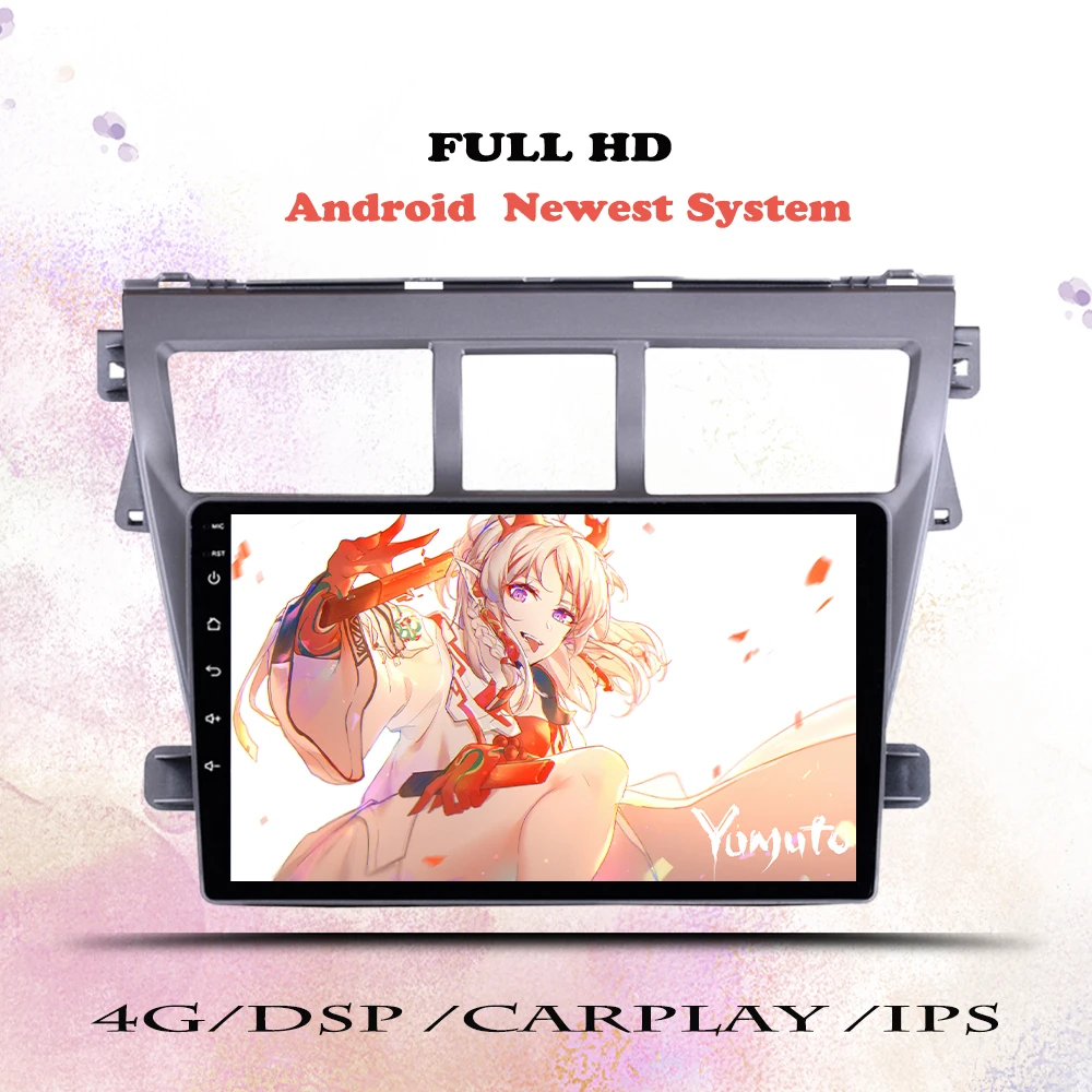 

Car Multimedia Navigation Android 13.0 Player For Toyota Vios/Yaris Sedan/Belta 2007-2013 CD DVD GPS Navi Radio Stereo Head Unit