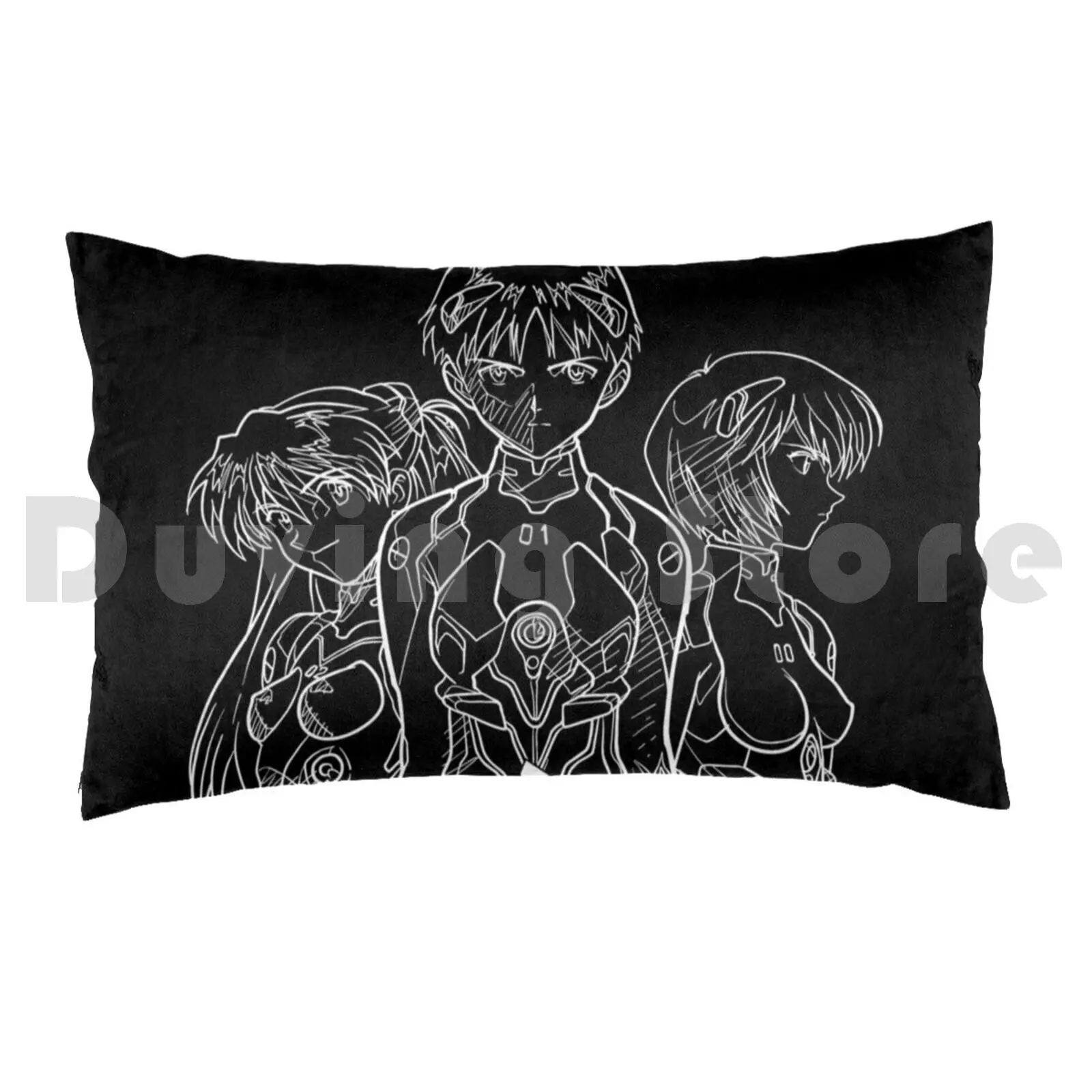 Angel Killers Pillow Case Printed 50x75 Asuka Langley Shinji Ikari Ikari