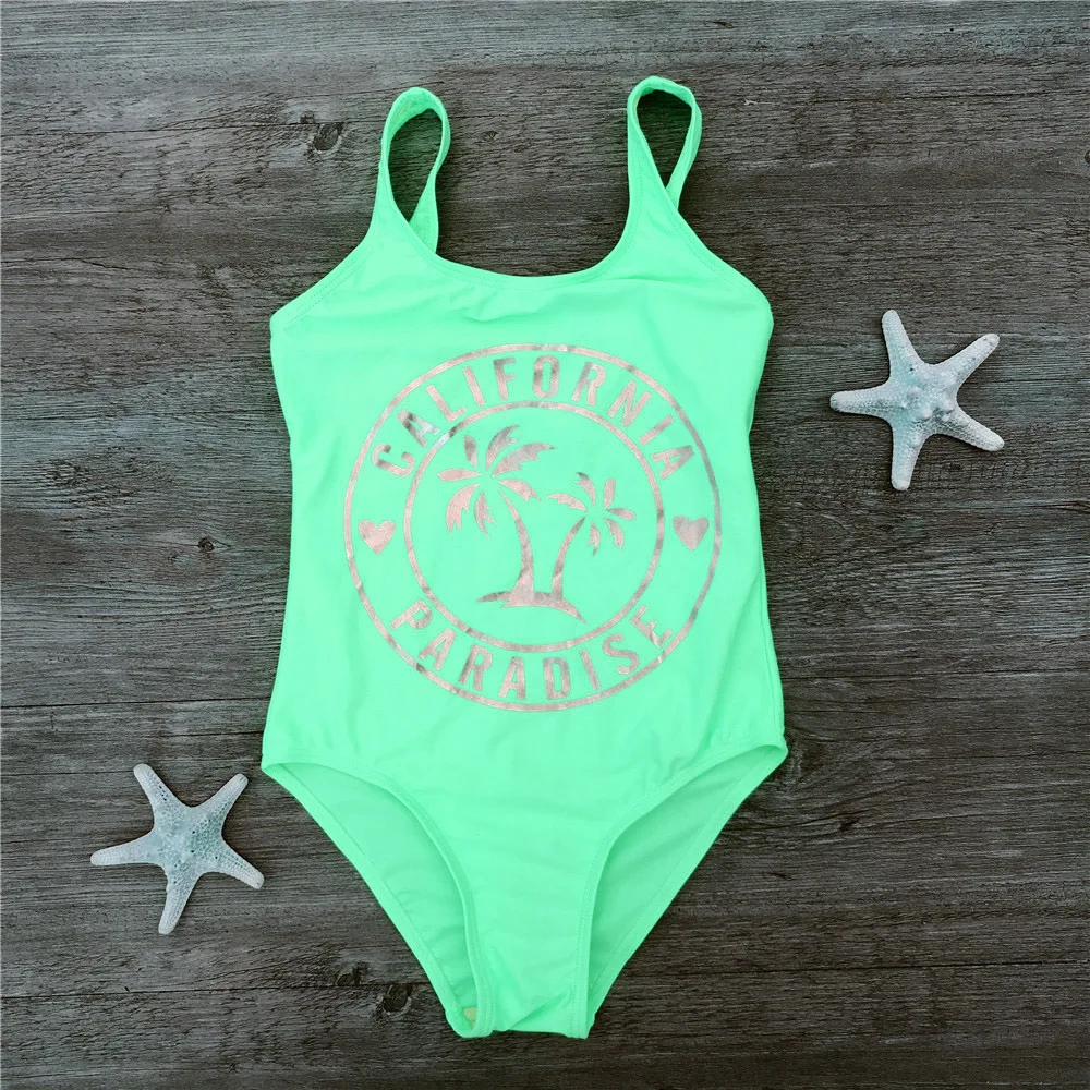 7-14 Years Pineapple Decoration Kids Girls One Piece Swimsuit Girls Swimwear 2024 Children Swimsuit Cute Baby Bathing Suit A21