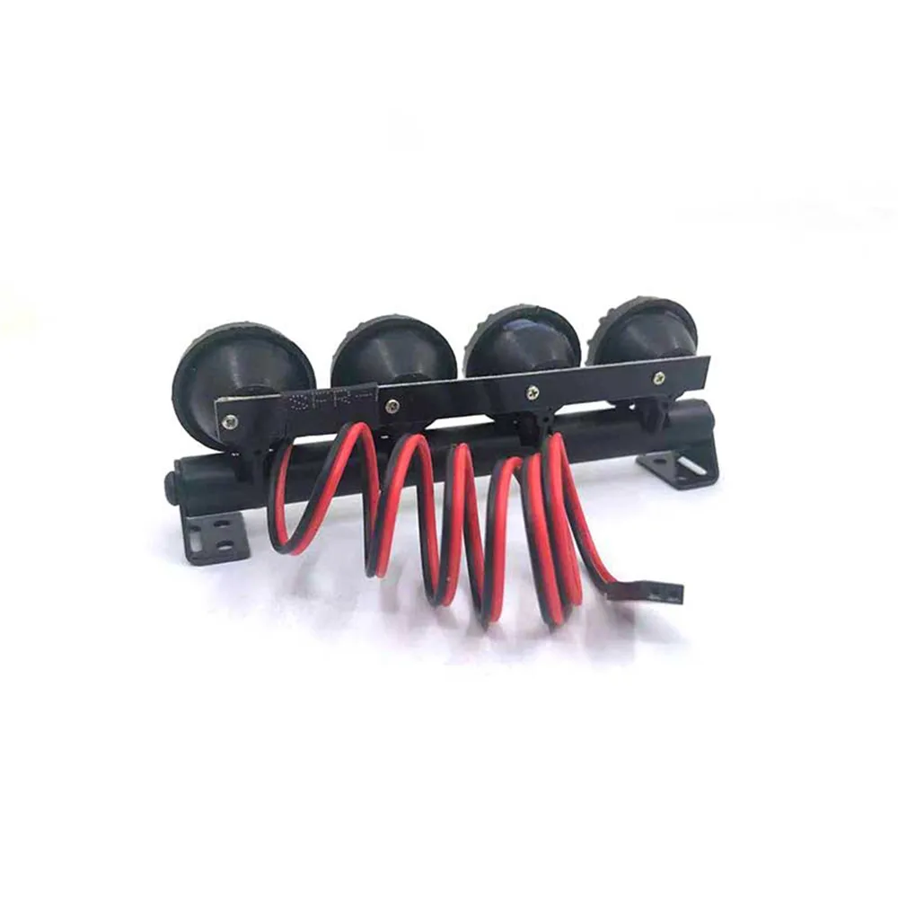 Roof Spotlight LED Lights Bar for 1/10 TRAXXAS TRX4 Defender /SCX10 90046 90047/D90 D110 RC Crawler Car Part Accessories