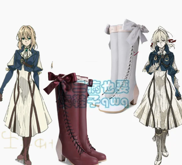 

2020 New Jing Violet's Evergarden Violet Eve Garden Violet Ivor Gordon cosplay shoes R