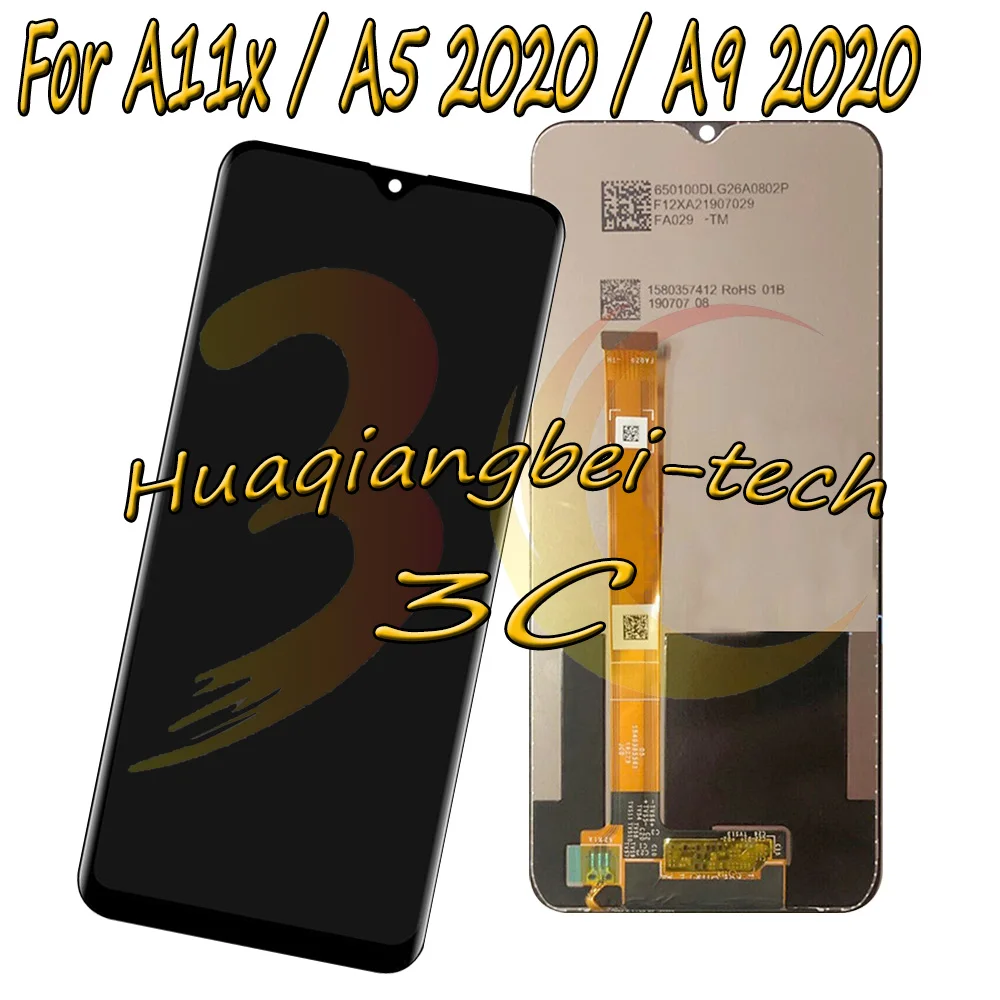 

New 6.5'' For OPPO A11x Full LCD DIsplay + Touch Screen Digitizer Assembly For OPPO A9 2020 CPH1939 CPH1937 CPH1941 100% Tested