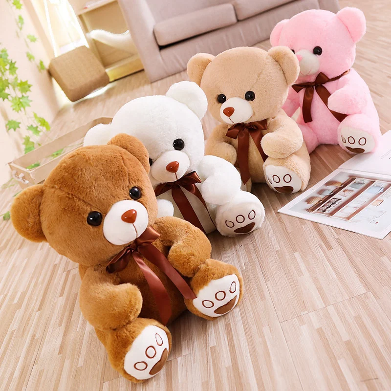 Nizza Heißer Huggable Hohe Qualität Spielzeug Cartoon Teddybär Plüsch Spielzeug Kuscheltiere Schöne Bären Puppe Geburtstag Geschenk Für Kinder – Detail 4