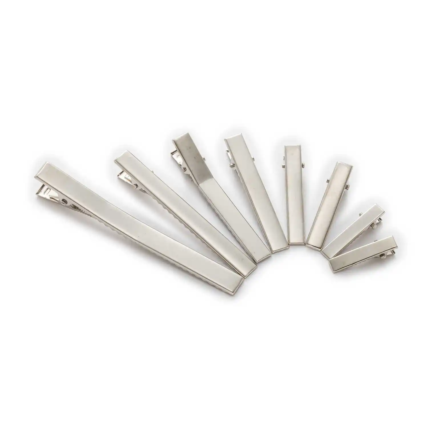 

20pcs Metal Alligator Clips, Hair Clip for DIY Hair Accessories, Single Prong Flat Clip for Jewelry Making Craft