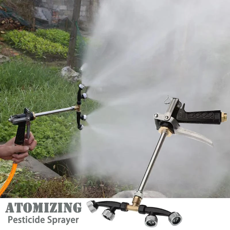 HEMAN Fine Atomizing Nozzle Agricultural Fruit Tree Pesticide Sprayer Fan-Shap Garden High Pressure Irrigation Sraying Kit