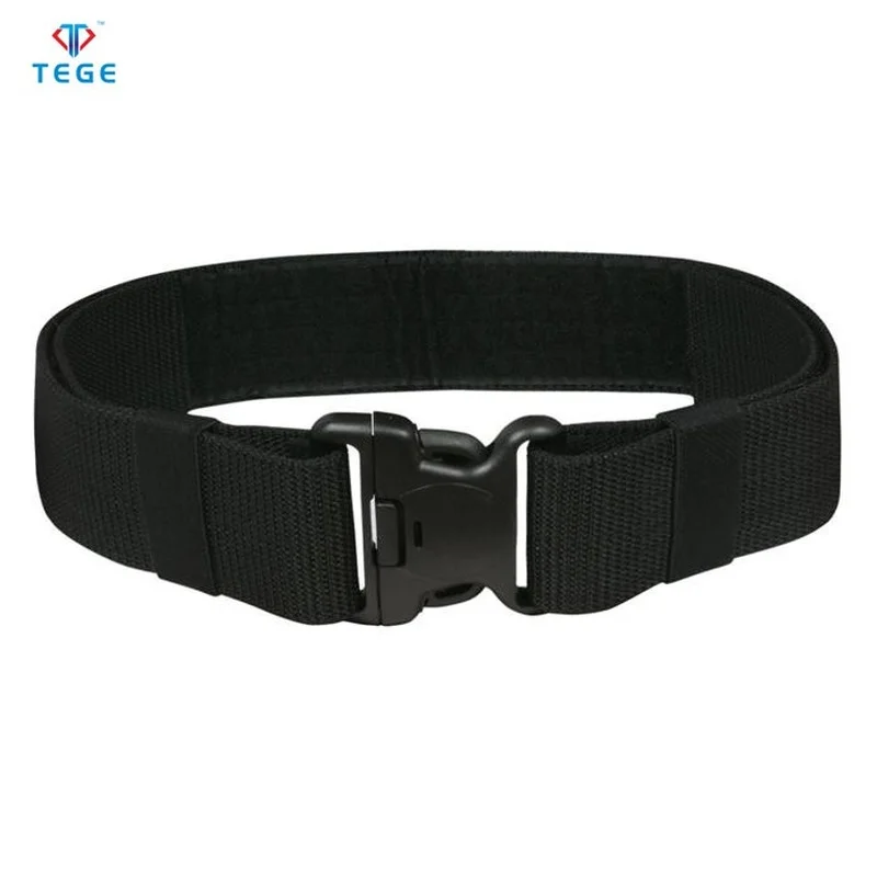 Police Military Equipment Accessories Security Tactical Belt Combat Gear Adjustable For Sports Outdoor