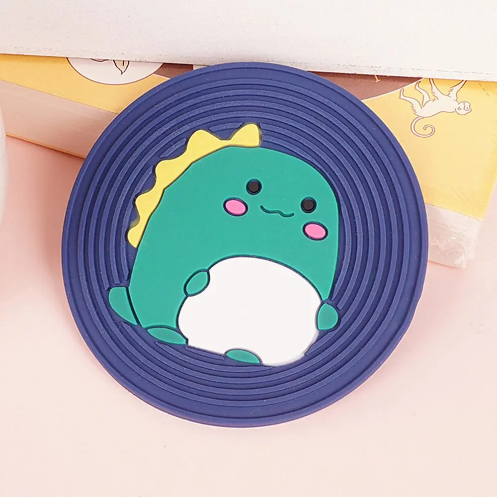 Table Decor Kitchen Insulated Pad Cartoon Heat Resistent Animals Silicone Coaster Cup Mat Place Mats Placemats