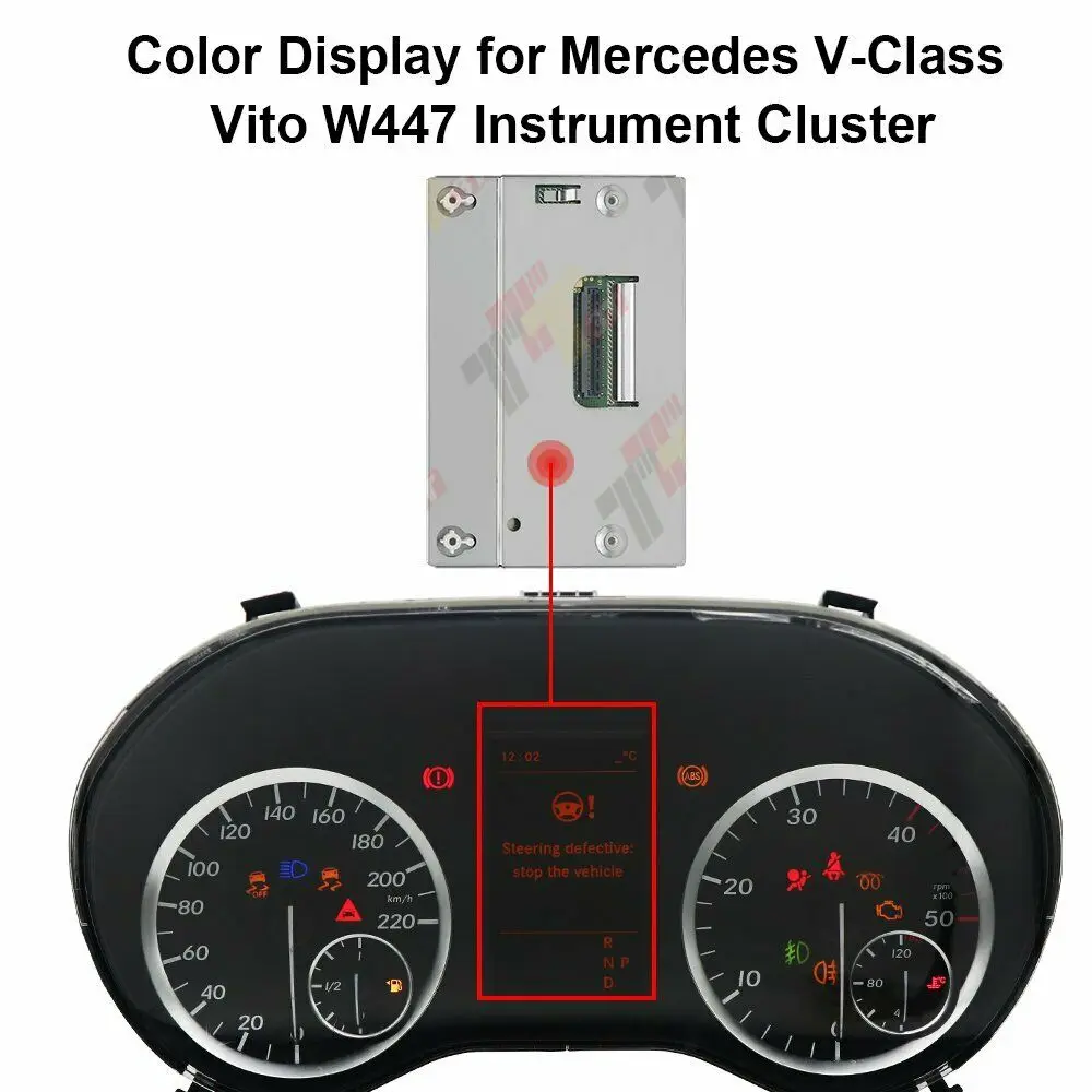 

Dashboard Color LCD Display for MercedesBenz V Class Vito W447 Instrument Cluster