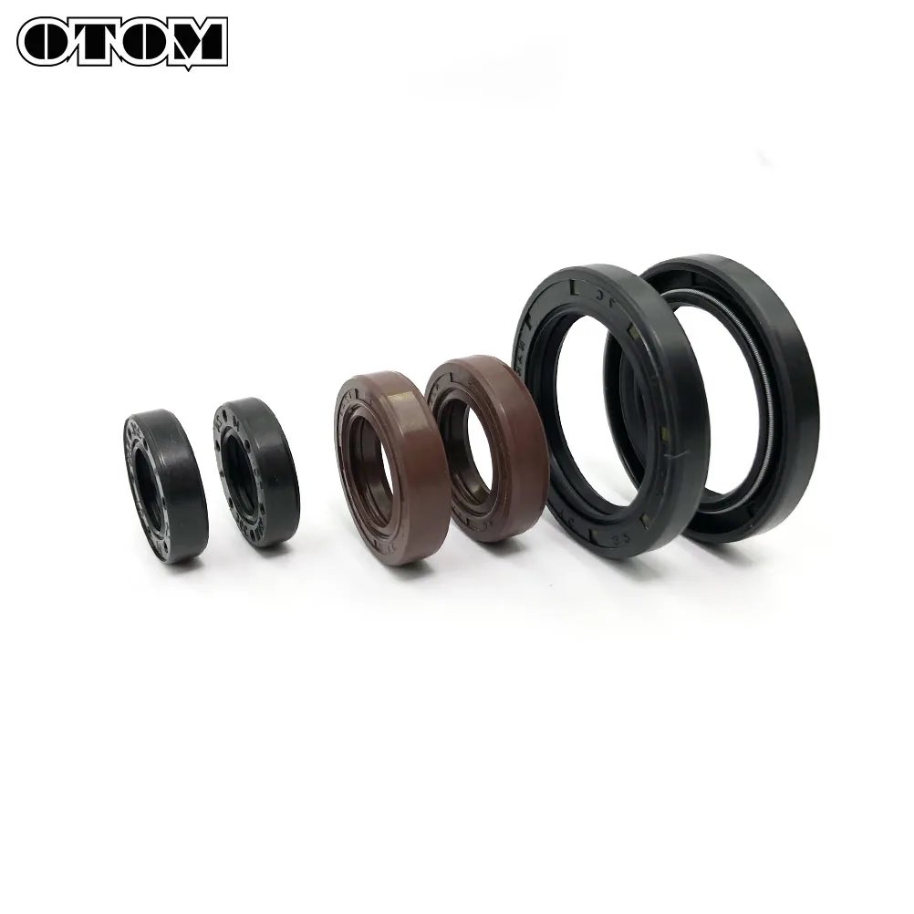 OTOM 6Pcs in Set Oil Seal For KTM 250 400 450 520 525 540 Dirt Bike Motorcycle Engine Countershaft Gear Shift Start Lever Parts