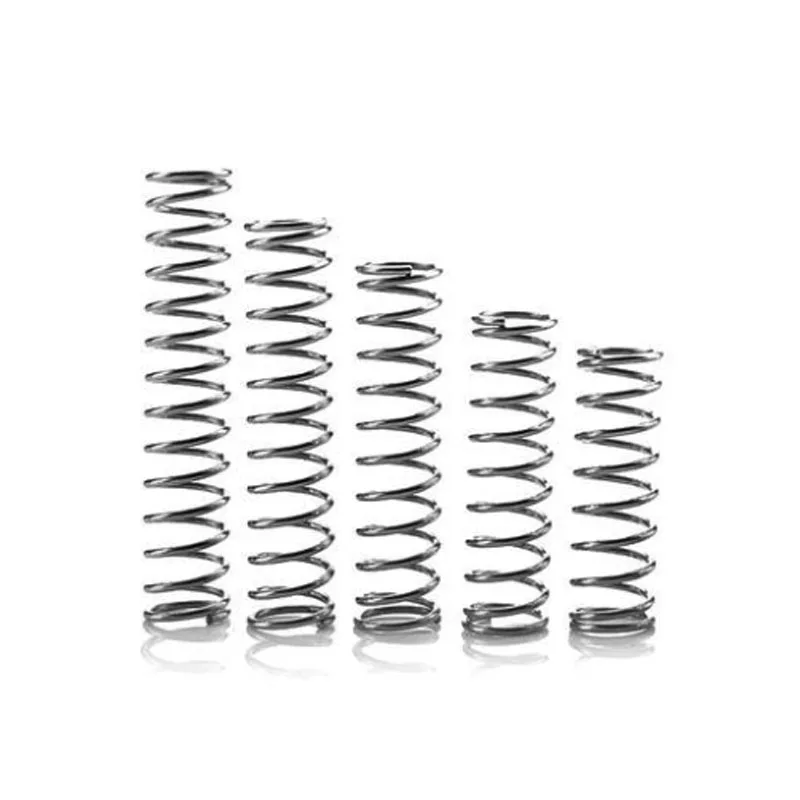 Diâmetro do fio da mola de compressão 0.8mm 0.9mm od 5-14mm L10-100mm das molas zincado da compressão de 5 pces