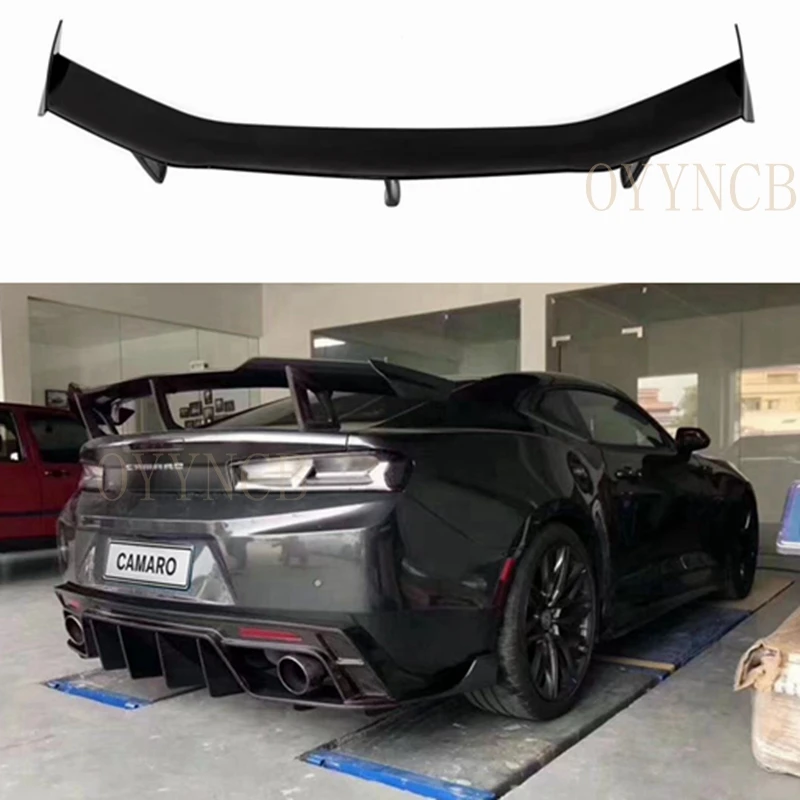 

ZLE Style Black Rear Trunk Lid Wing Spoiler Fit for 2016 2017 2018 2019 Chevrolet Camaro