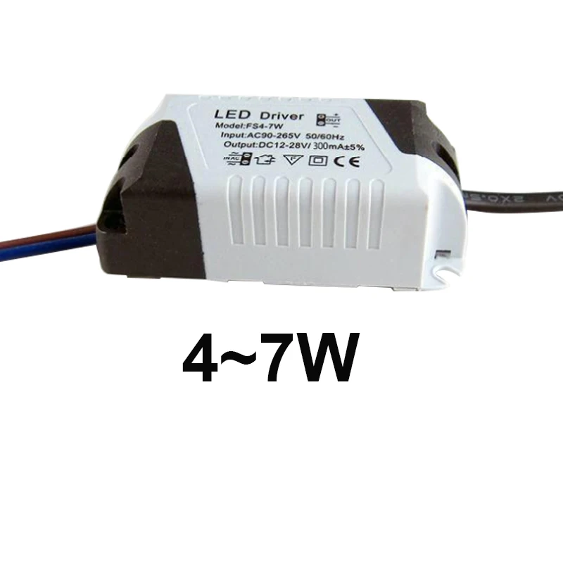 2PCS LED Treiber 300ma 3w4W7w 8W12w18W25w 36w 300ma LED Netzteil Anzupassen Einheit AC85 ~ 265V LED Lichter Transformatoren Treiber für LEDs – Detail 9
