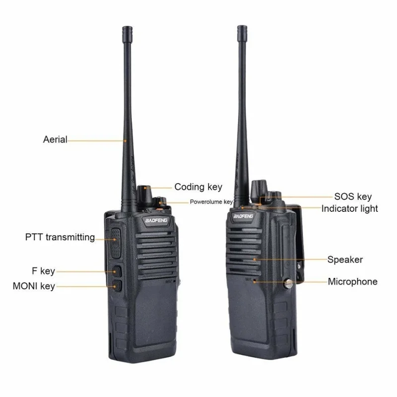 Baofeng – walkie-talkie Bf-9700 7 W haute puissance, étanche IP67, Radio bidirectionnelle, Amador PTT BF 9700, émetteur-récepteur Hf à longue portée