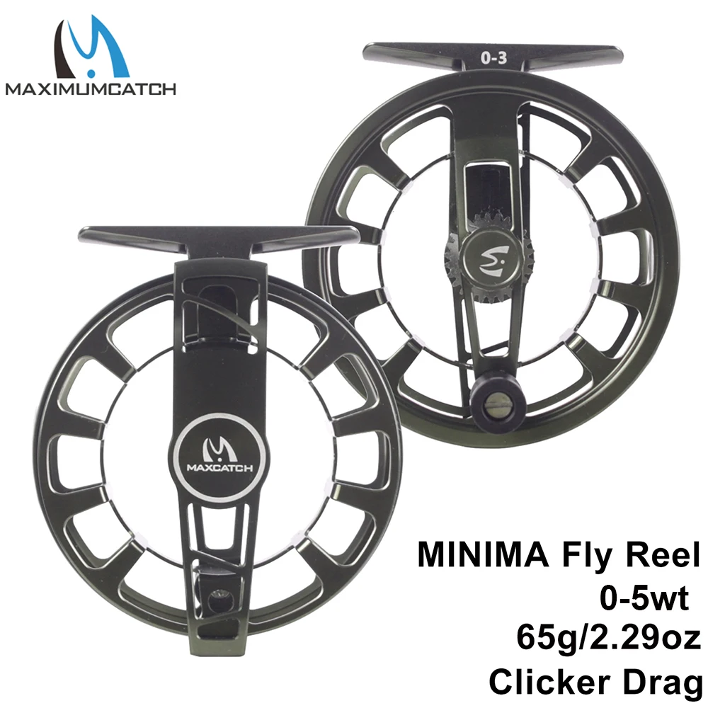 maximumcatch-minima-0-5wt-light-weight-fly-fishing-reel-clicker-drag-system-super-large-arbor-aluminum-fly-reel