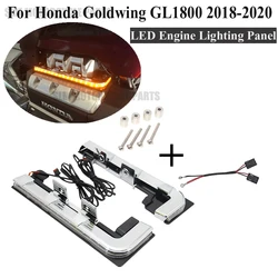 New 2018 For Honda Goldwing 1800 F6B GL1800 Tour DCT Airbag 2019 2020 Motorcycle Chrome-Plated LED Engine Lighting Panel