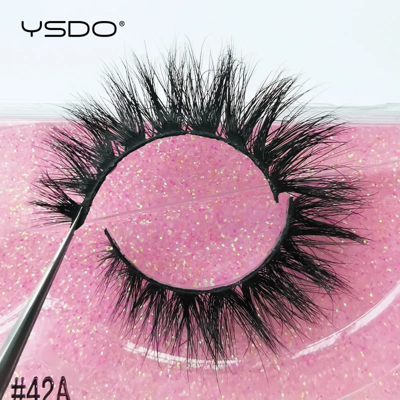 YSDO 1 Paar Kreuzförmige Nerz-Wimpern Weiche Echte 3D-Wimpern Maquiagem Künstliche Wimpern Dramatische Voluminöse Wimpern Make-up Cilios Faux Cils – Detail 24