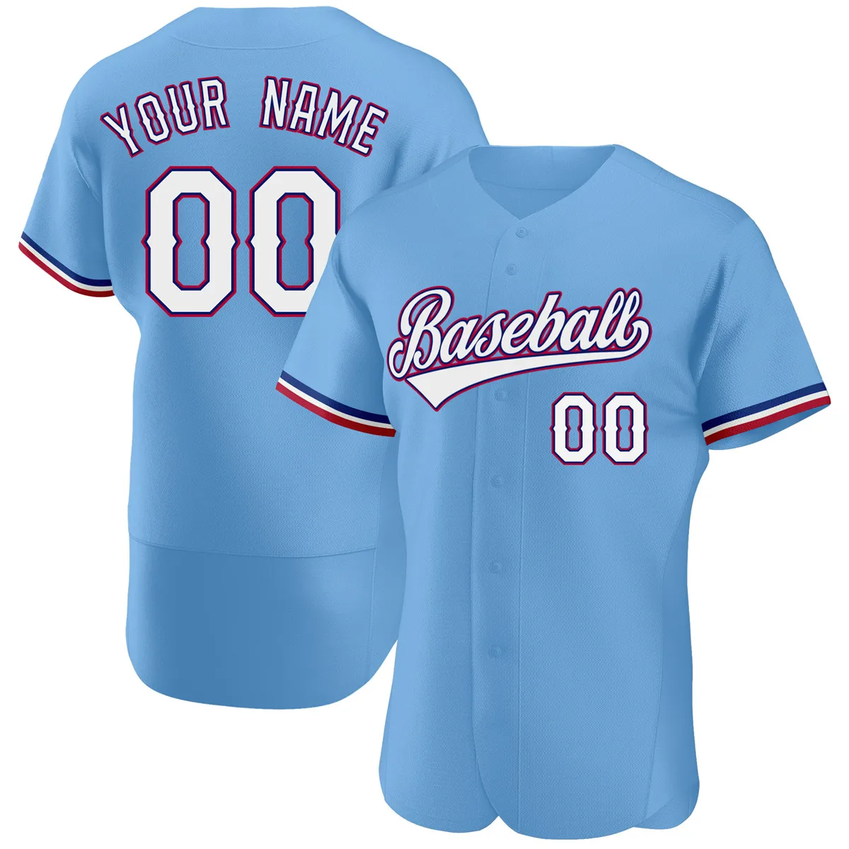 Custom Baseball Jersey Printed Team Name/Number Customized Cool Short Sleeve Breathable Tee Shirts for Men/Girl/Youth