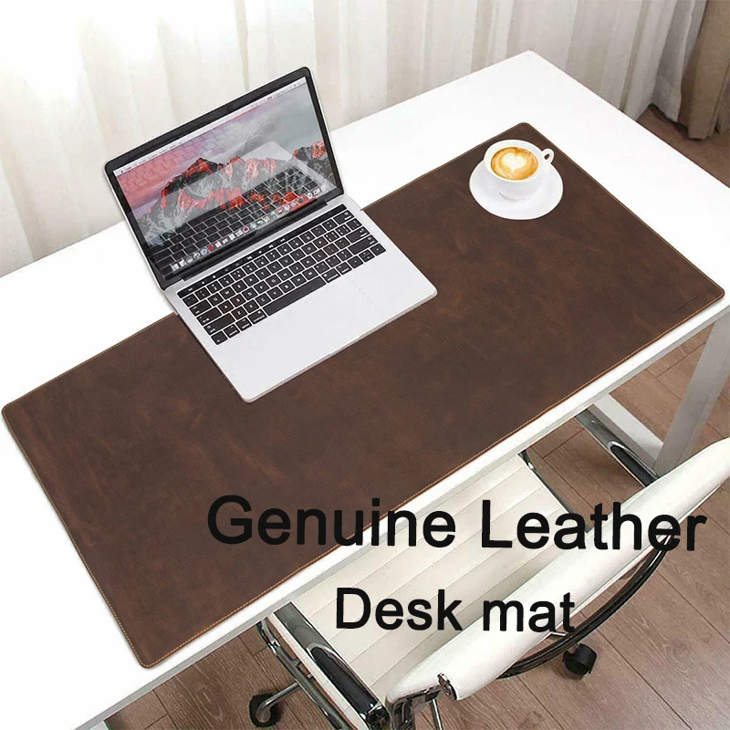 Luxe Lederen Oversized Laptop Muismat Oversized Non Slip Desktop Computer Bureau Pad