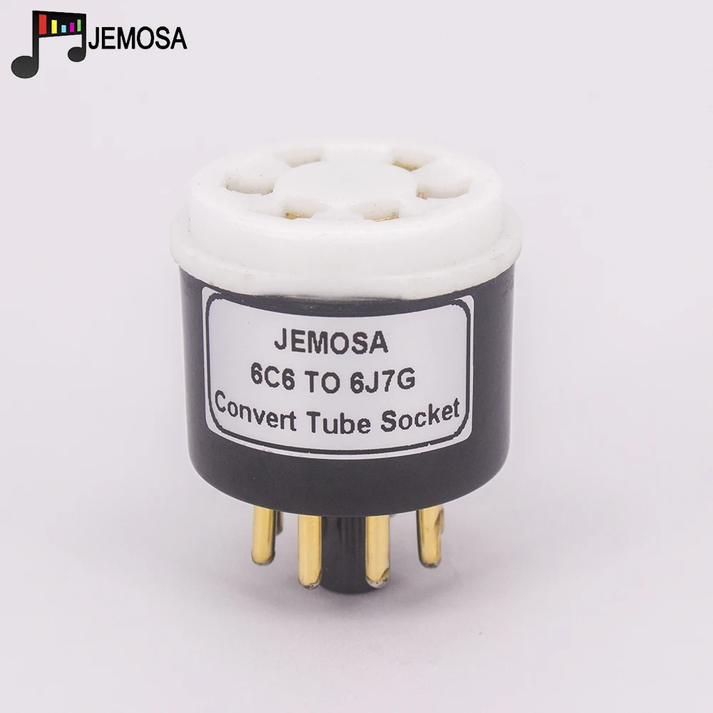 1PC 6C6 TO 6J7 6J7G DIY Audio Vacuum Tube Amplifier Convert Socket Adapter