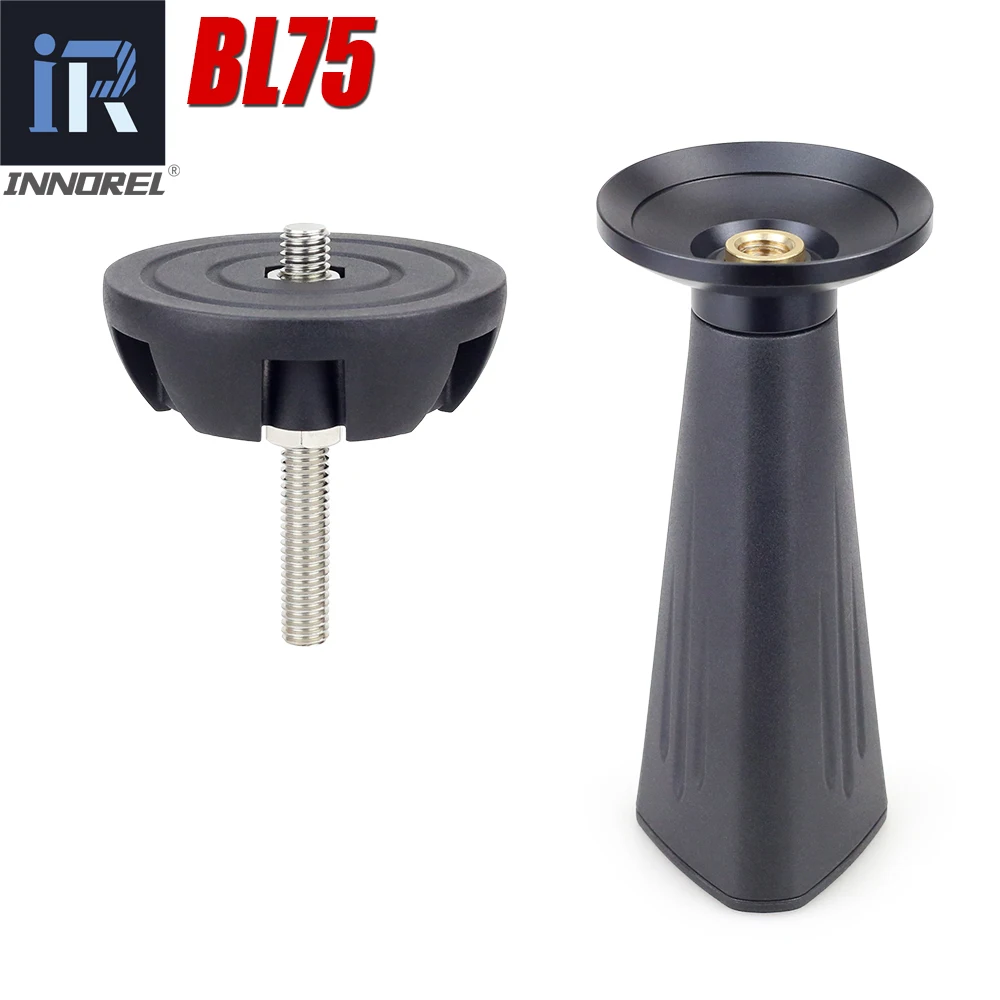 BL75 / BL75N cupola in metallo con adattatore universale per ciotola da 75mm, tecnologia CNC di alta qualità, utilizzata per fotocamere reflex digitali a testa fluida con treppiede