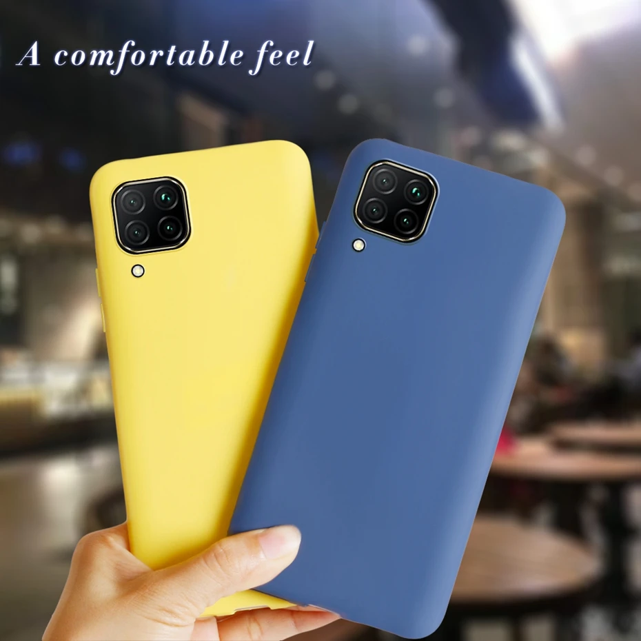 Funda para teléfono Huawei P40 Lite, carcasa trasera de silicona suave mate de lujo a prueba de golpes para Huawei P40 P 40 Lite P40Lite E